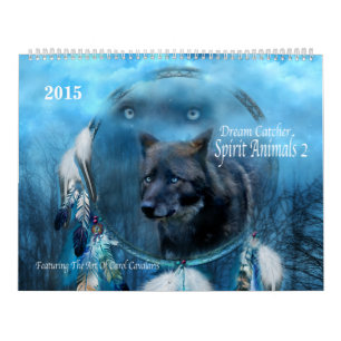 Dream Catcher Spirit Animals 2 Art Calendar 2015