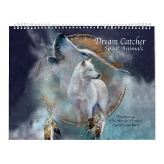 Dream Catcher Spirit Animals Art Calendar