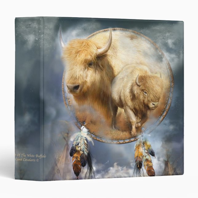 Dream Catcher-Spirit Of The White Buffalo Binder (Front/Spine)