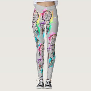 Dream Catcher Splash Paint Art Dames Leggings