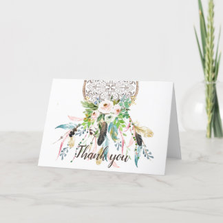 Dream Catcher Thank You Card