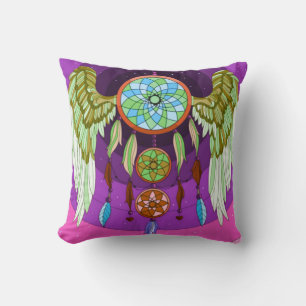 Dream catcher throw pillow