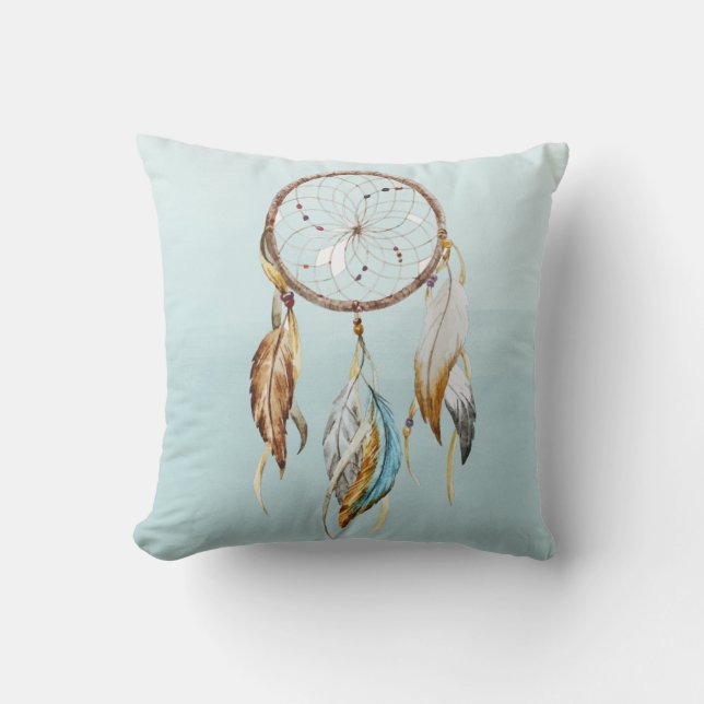 Dream Catcher Throw Pillow (Front)