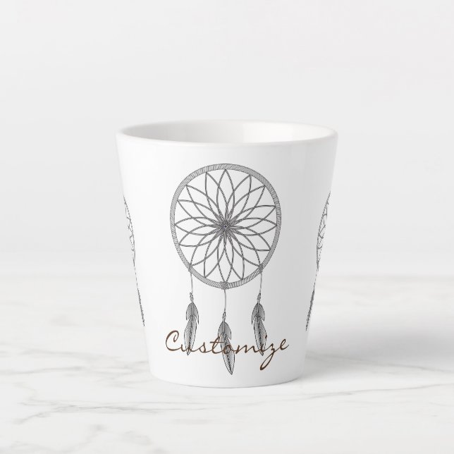 Dream-catcher Thunder_Cove Latte Mug (Front)