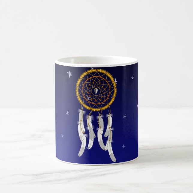 Dream Catcher--Tiger's Eye Coffee Mug (Center)