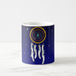 Dream Catcher--Turquoise Centerpiece Mug