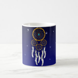 Dream Catcher--Turquoise Coffee Mug