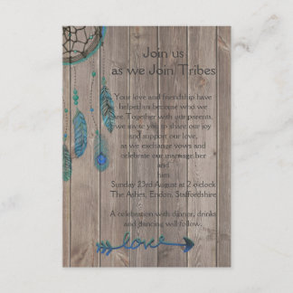 Dream Catcher Wedding Invitation