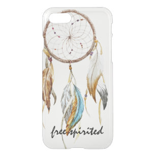 Dream Catcher with Feathers Inspirational Quote iPhone SE/8/7 Case