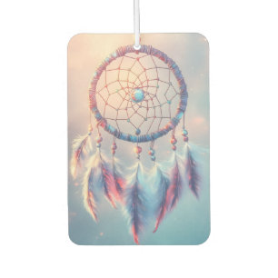 Dream Catcher with Soft Feathers and Beads Air Freshener