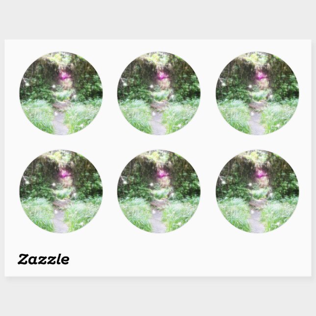 Dream -  classic round sticker (Sheet)