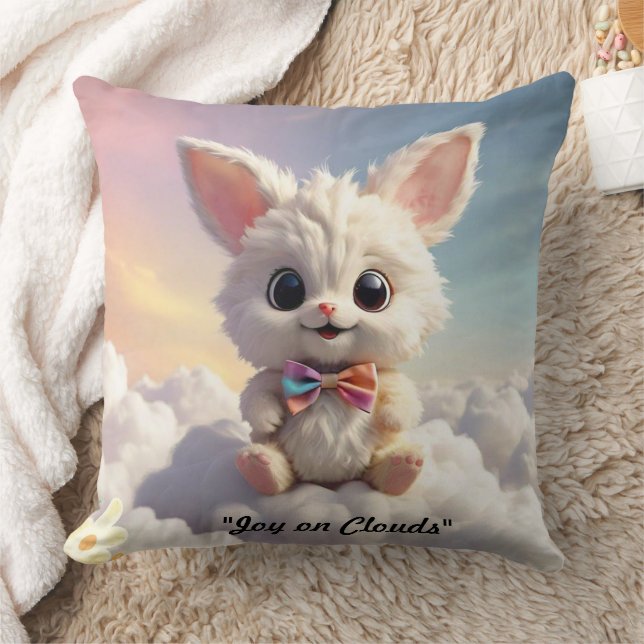 "Dream Cloud Companion" Throw Pillow (Blanket)