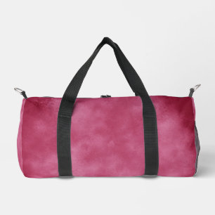 Dream Cloud Effect Burgundy Blush Duffle Bag