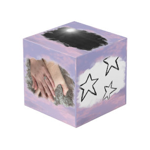 Dream Clouds Lover Theme Photo Block Cube