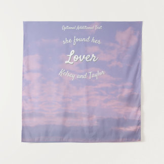 Dream Clouds Lover Theme tapestry
