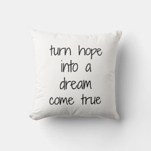 Dream Come True Throw Pillow