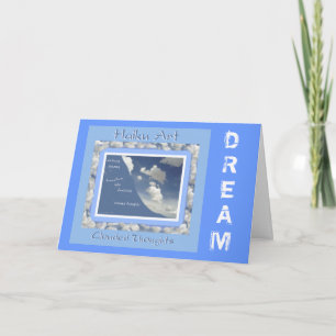 Dream Customizable Haiku Greeting Card