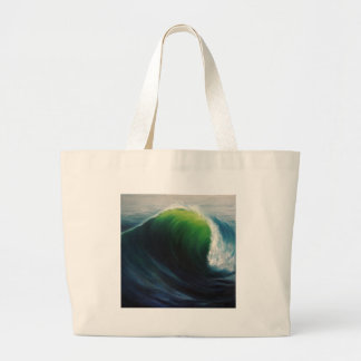 Dream Deep Wave Series Large Tote Bag