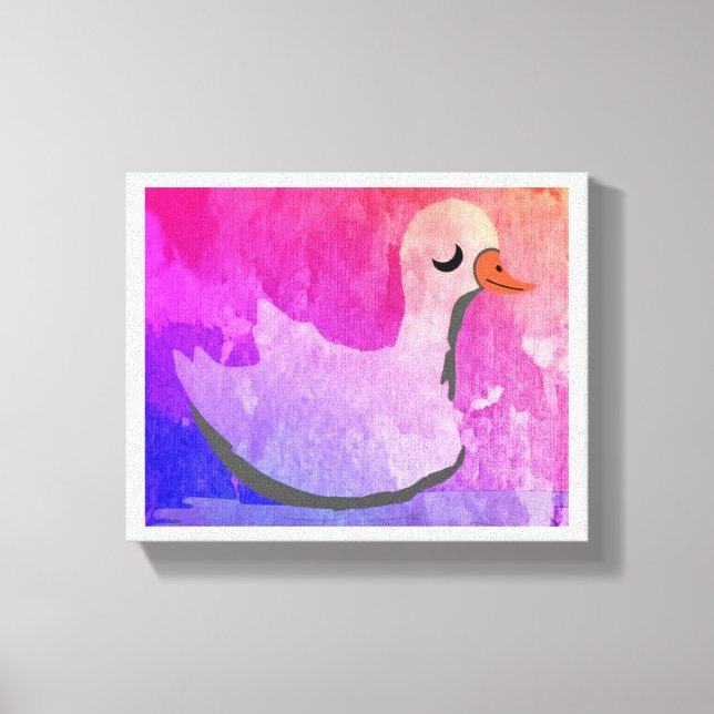 Dream Duck Canvas Print (Front)