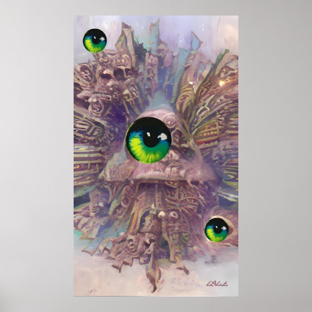 Dream Epiphany Ken Gauge Psychedelic Poster (Front)
