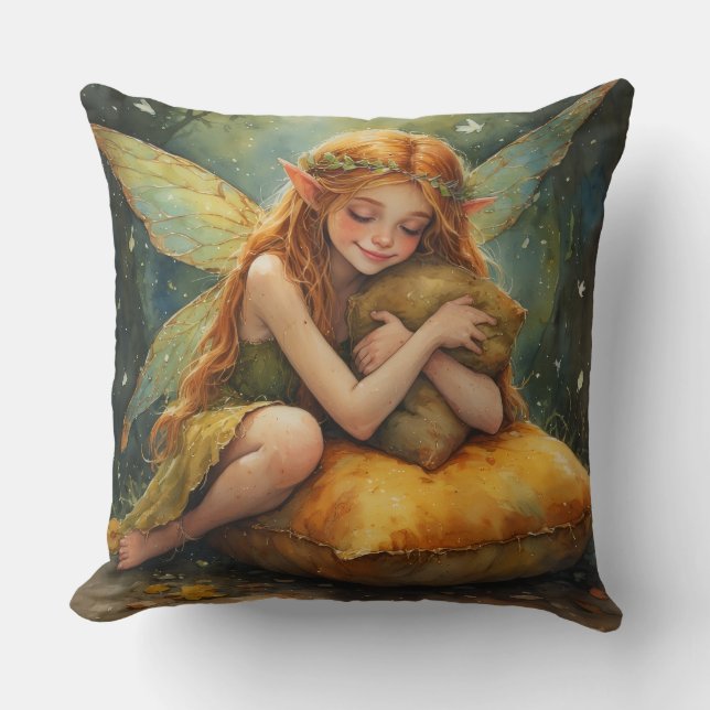 Dream Fairy Holding 2 Pillows (Front)