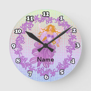 Dream Fairy  Round Clock