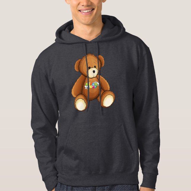 Dream First Teddy Bear (logo) Sweat - shirt à capu (Devant)