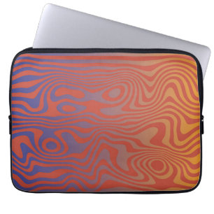 Dream Flow l Abstract Trippy Pattern - No. 01 Laptop Sleeve