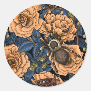 Dream garden 2 classic round sticker