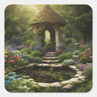 Dream Garden Square Sticker