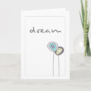 dream greeting card