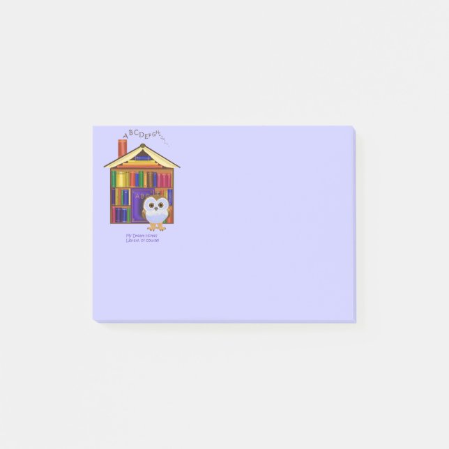 Dream Home – Library! Post-it Notes (Front)