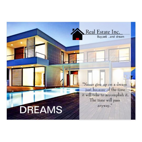 Dream Home Real Estate postcard