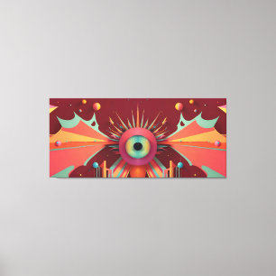 Dream Horizon Ken Gauge Fantasy OpArt Canvas Print