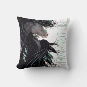 Dream Horse Big Dreamer Pillow by Bihrle