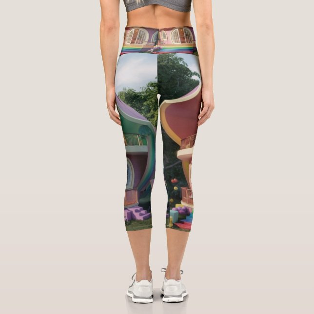 Dream House Collection Capri Leggings (Back)