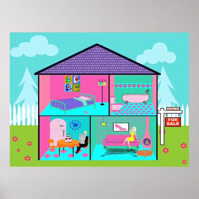 Dream House Real Estate Agent Poster (Front)