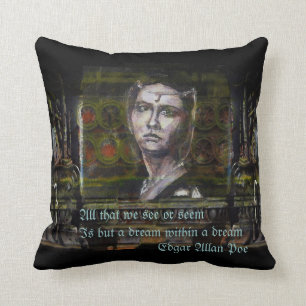 Dream in a dream by Alexandra Cook Throw Pillow