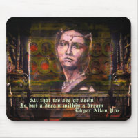 Dream in a dream gothic steampunk Mousepad
