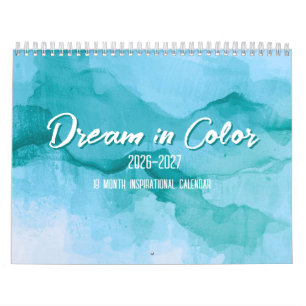 Dream in Color 18-Month Inspirational Calendar