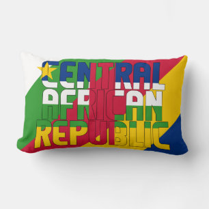 Dream in Colour with the Central African Republic Lumbar Pillow