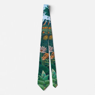 Dream in Exotic Jungle Forest Tie