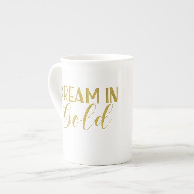 Dream in Gold Coffee Mug (Front Left)