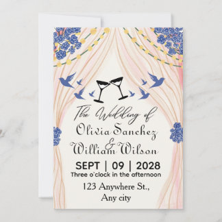 Dream invitation for a breathtaking wedding
