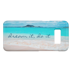 Dream It Do It Quote Hawaii Tropical Beach Photo Case-Mate Samsung Galaxy S8 Case
