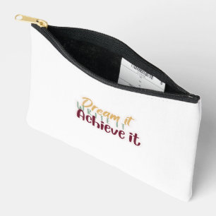 Dream It Write It Achieve It Pouch