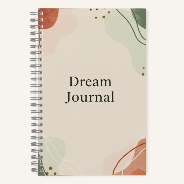 Dream Journal – Pastel Abstract (Front)