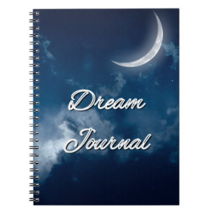 Dream Journal - Sliver Moon Night Sky Journal