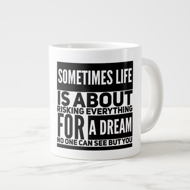 Dream Jumbo Mug (Front Right)