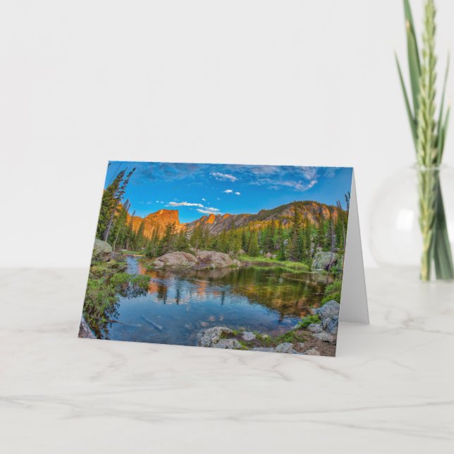 Dream Lake Landscape Card (Front)